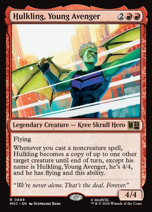MSC-689 Hulkling, Young Avenger  | Rare (EN)