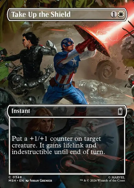MSH-348 Take Up the Shield (Borderless) | Common (EN)