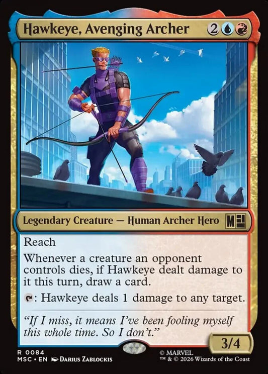 MSC-084 Hawkeye, Avenging Archer  | Rare (EN)