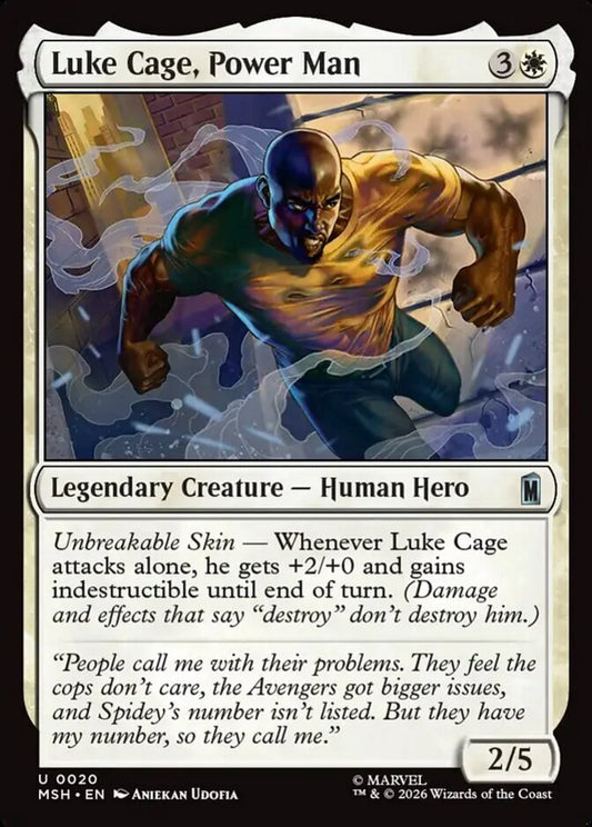 MSH-020 Luke Cage, Power Man | Uncommon (EN)
