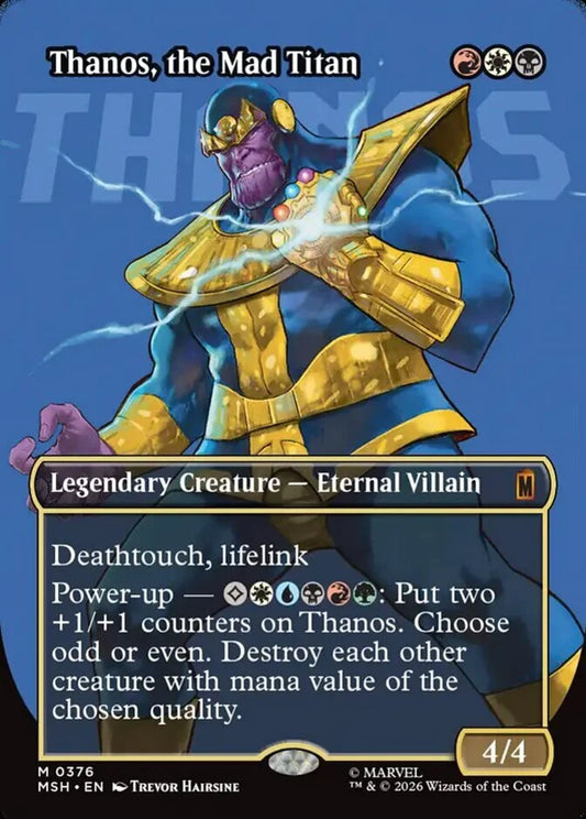 MSH-376 Thanos, the Mad Titan (Borderless) | Mythic (EN)