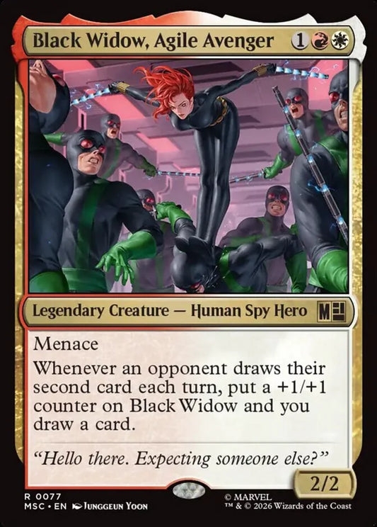 MSC-077 Black Widow, Agile Avenger  | Rare (EN)