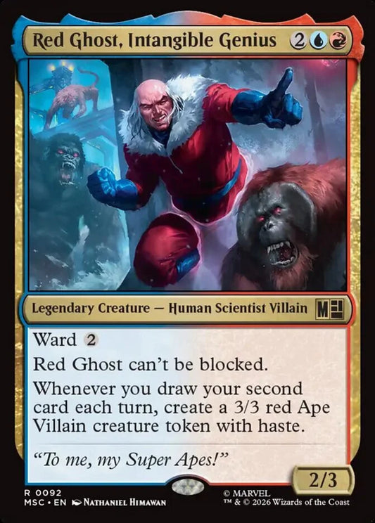 MSC-092 Red Ghost, Intangible Genius  | Rare (EN)