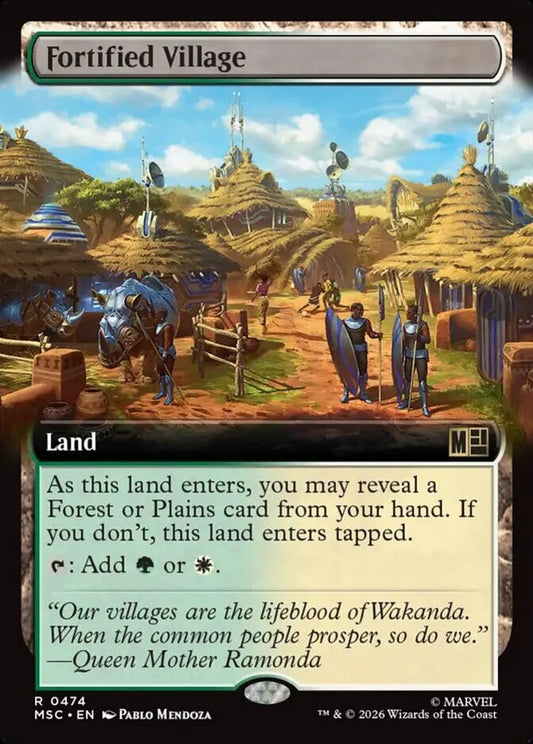 MSC-474 Fortified Village (Extended Arts) | Rare (EN)