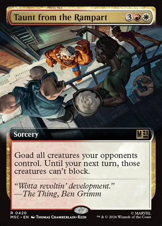MSC-420 Taunt from the Rampart (Extended Arts) | Rare (EN)