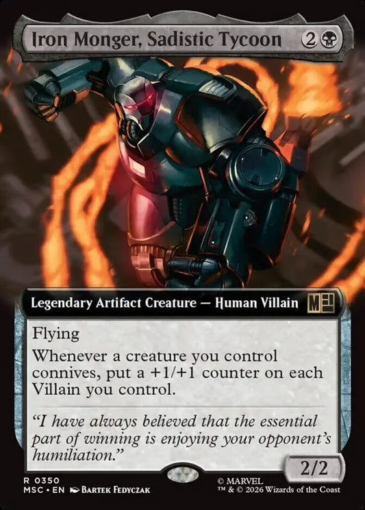 MSC-350 Iron Monger, Sadistic Tycoon (Extended Arts) | Rare (EN)