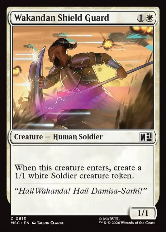 MSC-613 Wakandan Shield Guard  | Common (EN)