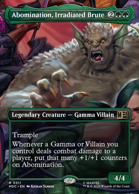 MSC-511 Abomination, Irradiated Brute (Borderless) | Rare (EN)