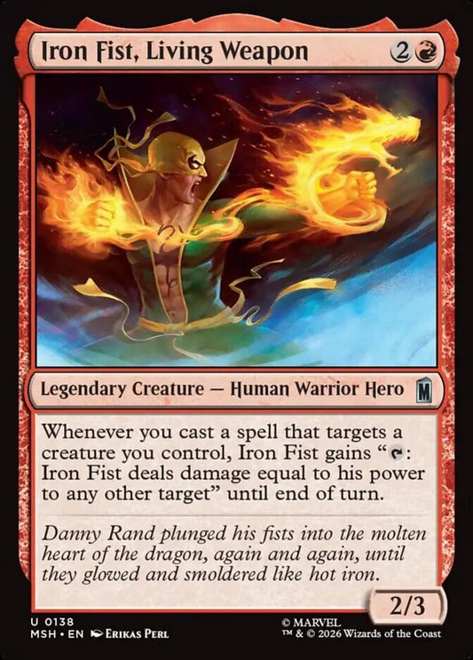 MSH-138 Iron Fist, Living Weapon | Uncommon (EN)