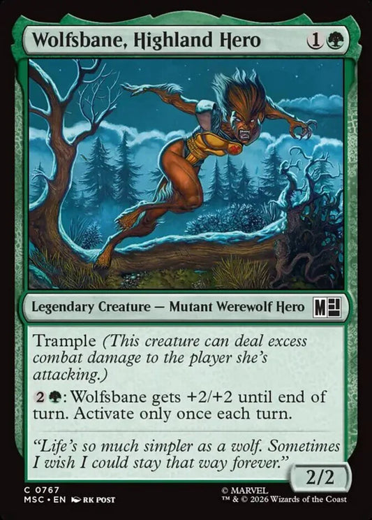 MSC-767 Wolfsbane, Highland Hero  | Common (EN)