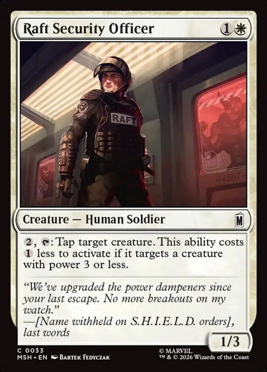 MSH-033 Raft Security Officer | Common (EN)