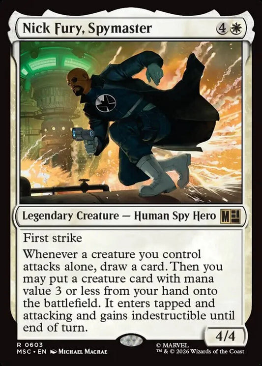MSC-603 Nick Fury, Spymaster  | Rare (EN)