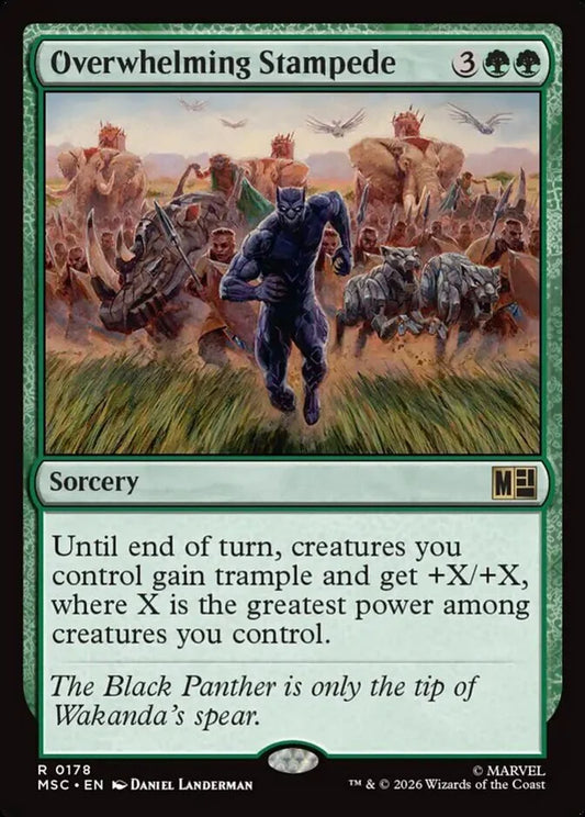 MSC-178 Overwhelming Stampede  | Rare (EN)