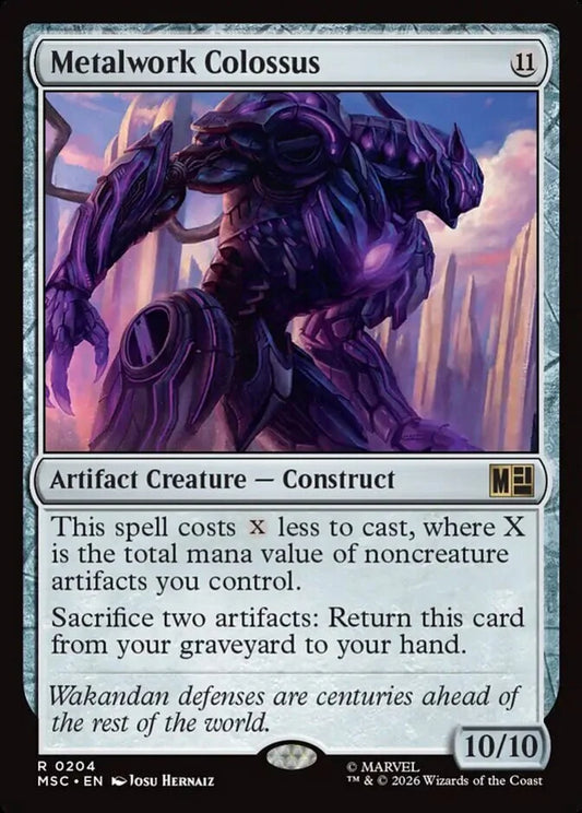 MSC-204 Metalwork Colossus  | Rare (EN)