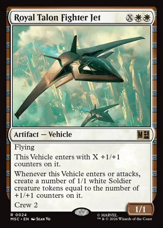 MSC-024 Royal Talon Fighter Jet  | Rare (EN)