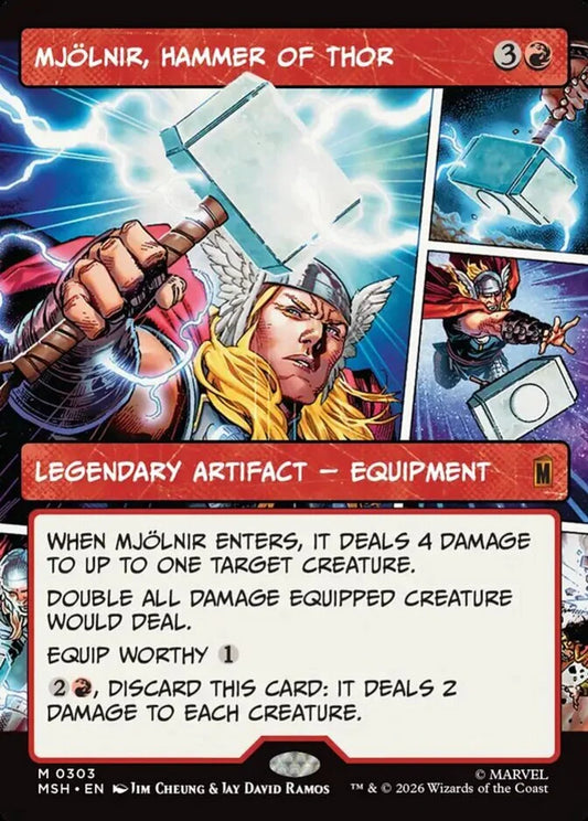 MSH-303 Mjolnir, Hammer of Thor (Borderless) | Mythic (EN)