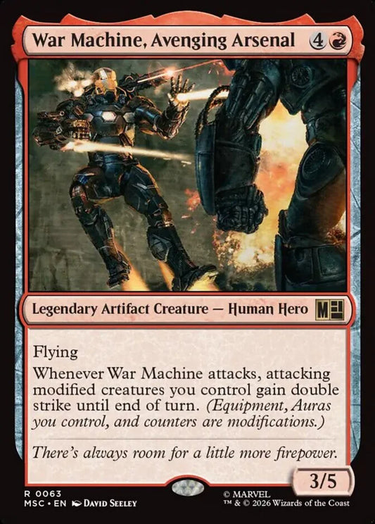 MSC-063 War Machine, Avenging Arsenal  | Rare (EN)