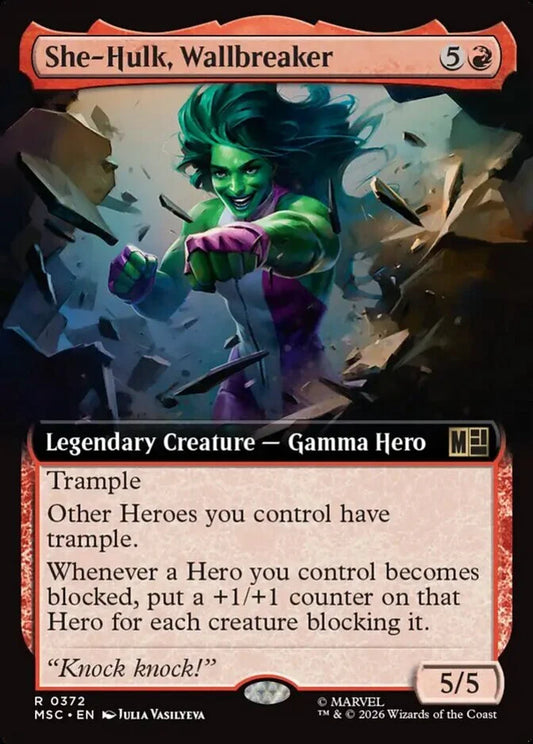 MSC-372 She-Hulk, Wallbreaker (Extended Arts) | Rare (EN)