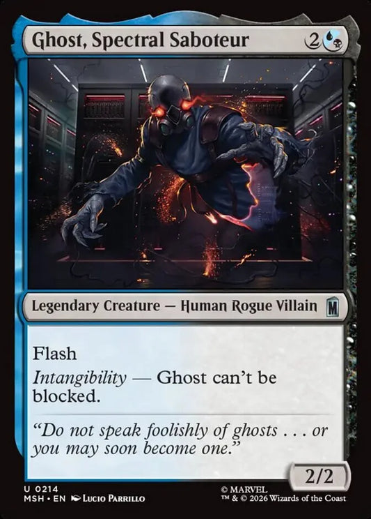 MSH-214 Ghost, Spectral Saboteur | Uncommon (EN)