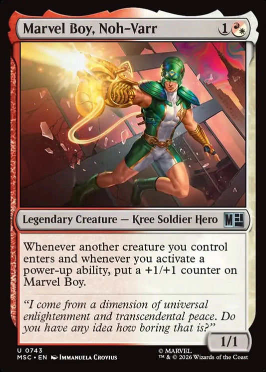 MSC-743 Marvel Boy, Noh-Varr  | Uncommon (EN)
