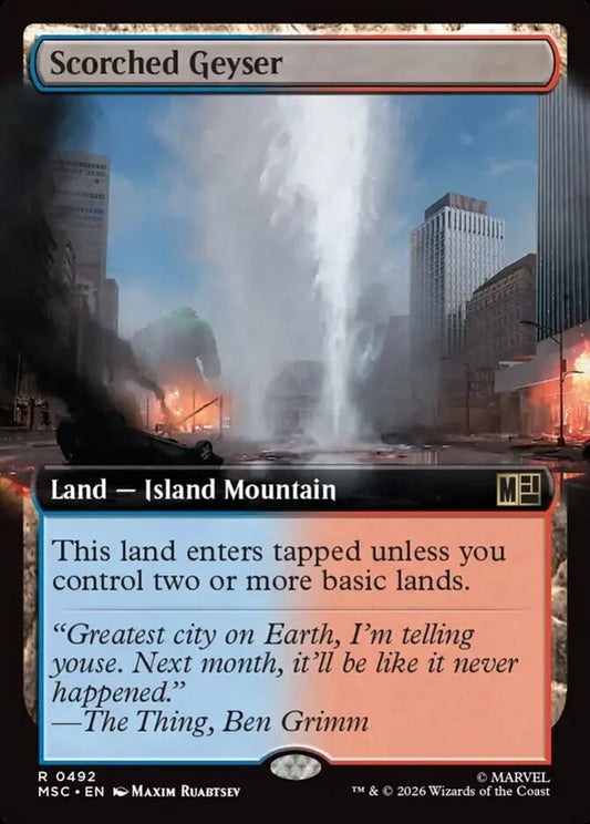MSC-492 Scorched Geyser (Extended Arts) | Rare (EN)