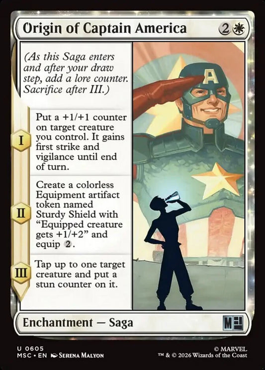 MSC-605 Origin of Captain America  | Uncommon (EN)