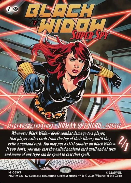MSH-393 Black Widow, Super Spy (Borderless) | Mythic (EN)