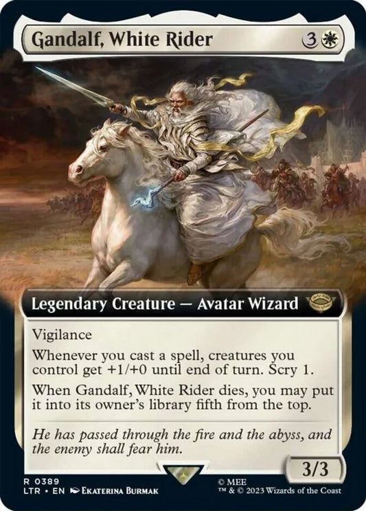 LTR-389 Gandalf, White Rider (Borderless) | Rare (EN)