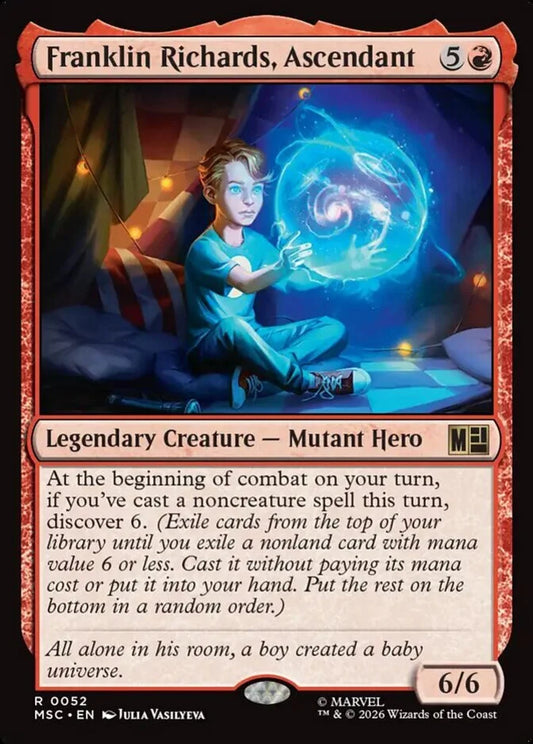 MSC-052 Franklin Richards, Ascendant  | Rare (EN)
