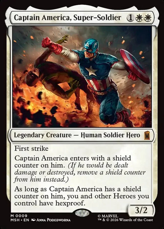 MSH-009 Captain America, Super-Soldier | Mythic (EN)