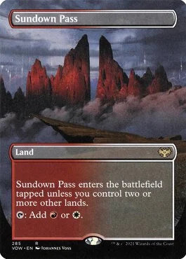 VOW-0285 | Sundown Pass | EN  | Borderless | Non-Foil