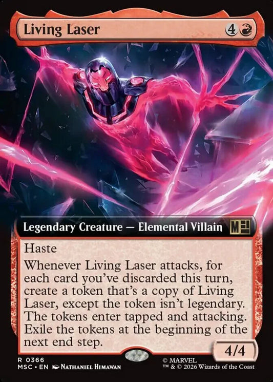 MSC-366 Living Laser (Extended Arts) | Rare (EN)