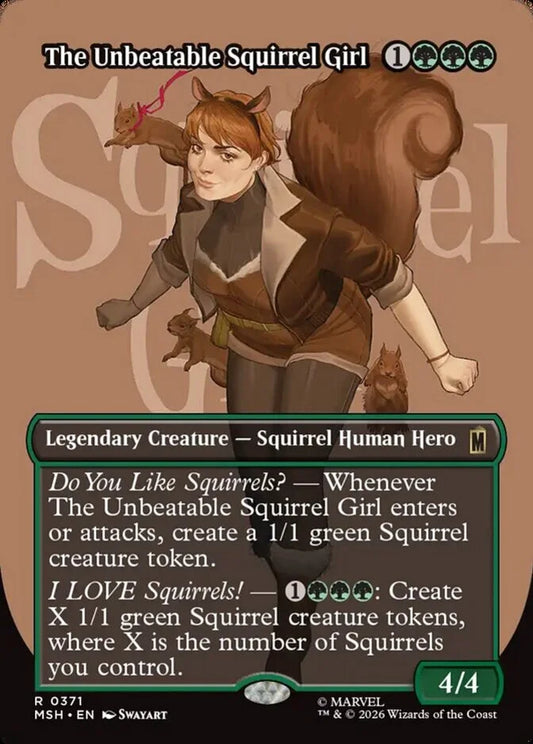 MSH-371 The Unbeatable Squirrel Girl (Borderless) | Rare (EN)