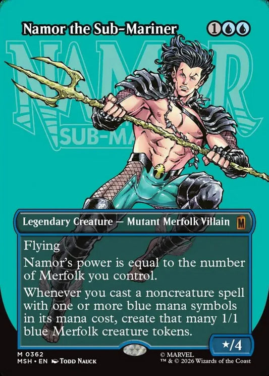 MSH-362 Namor the Sub-Mariner (Borderless) | Mythic (EN)