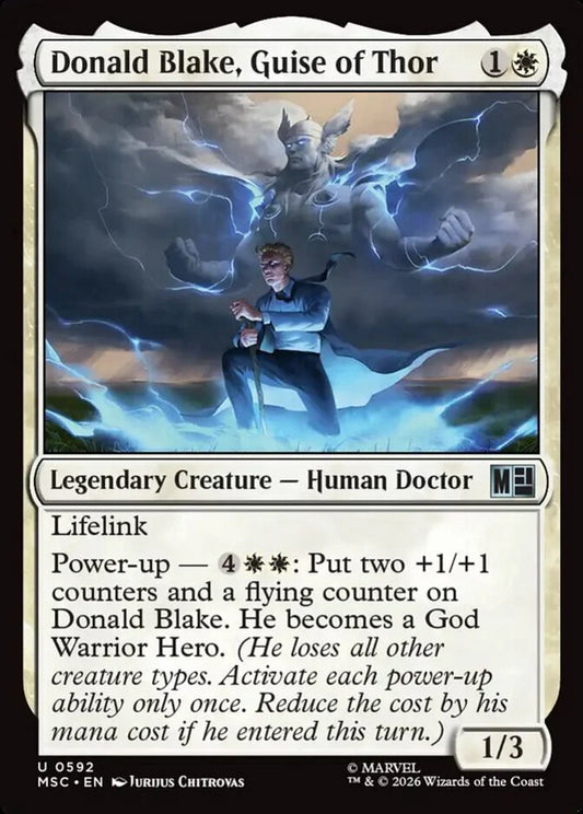 MSC-592 Donald Blake, Guise of Thor  | Uncommon (EN)