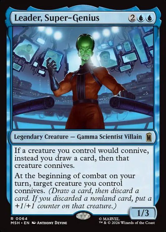 MSH-064 Leader, Super-Genius | Rare (EN)