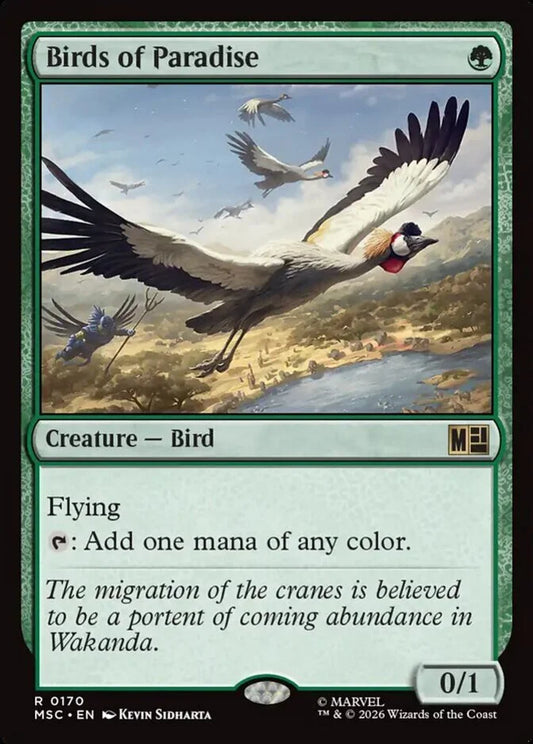 MSC-170 Birds of Paradise  | Rare (EN)