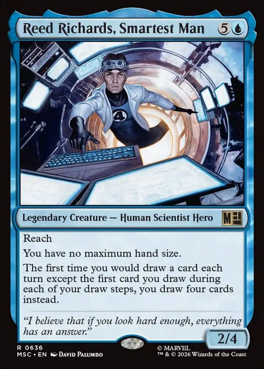 MSC-636 Reed Richards, Smartest Man  | Rare (EN)