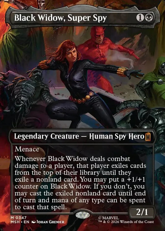 MSH-347 Black Widow, Super Spy (Borderless) | Mythic (EN)