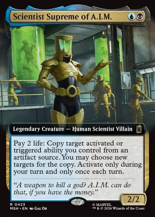 MSH-423 Scientist Supreme of A.I.M. | Rare (EN)