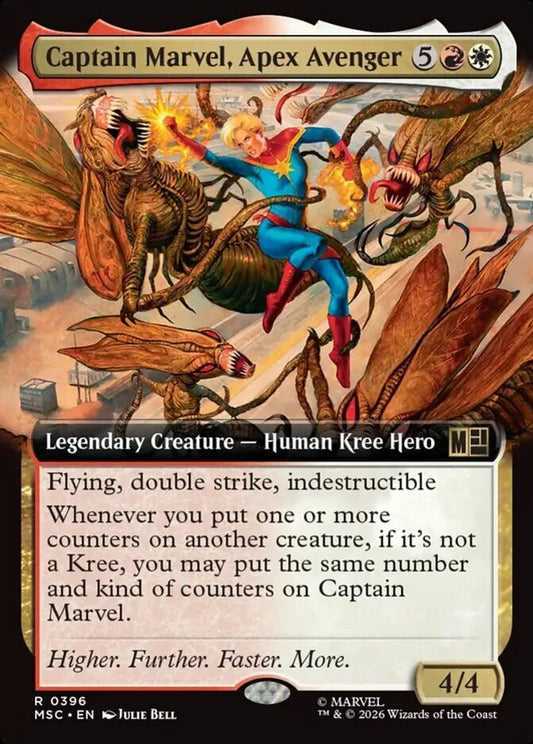 MSC-396 Captain Marvel, Apex Avenger (Extended Arts) | Rare (EN)