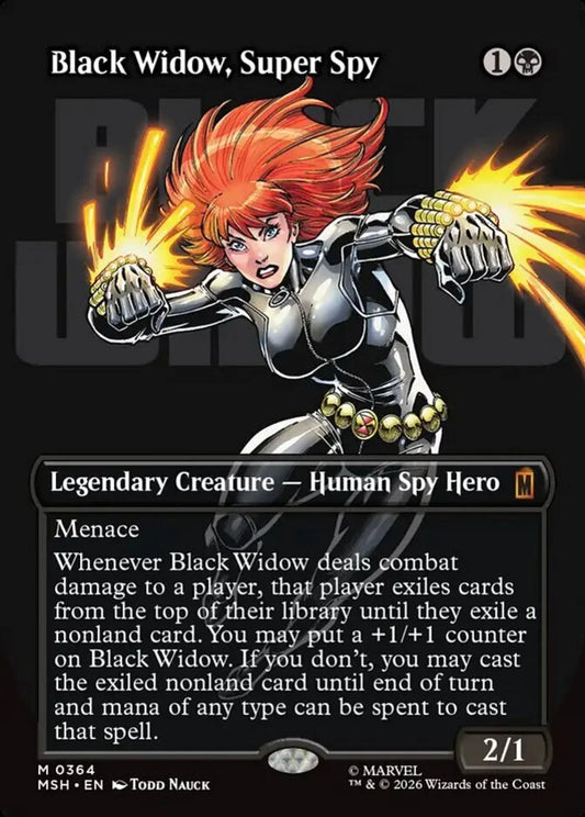 MSH-364 Black Widow, Super Spy (Borderless) | Mythic (EN)