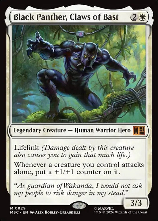 MSC-829 Black Panther, Claws of Bast  | Mythic (EN)
