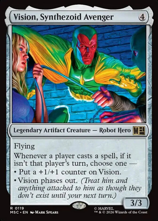 MSC-119 Vision, Synthezoid Avenger  | Rare (EN)