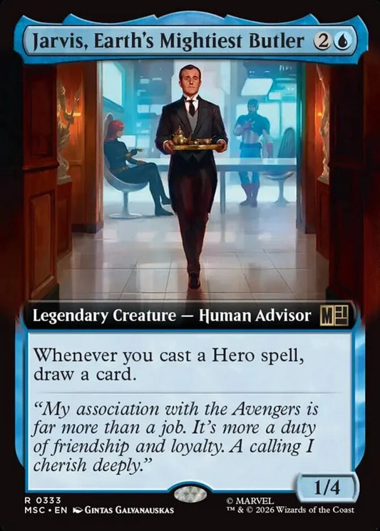 MSC-333 Jarvis, Earth's Mightiest Butler (Extended Arts) | Rare (EN)