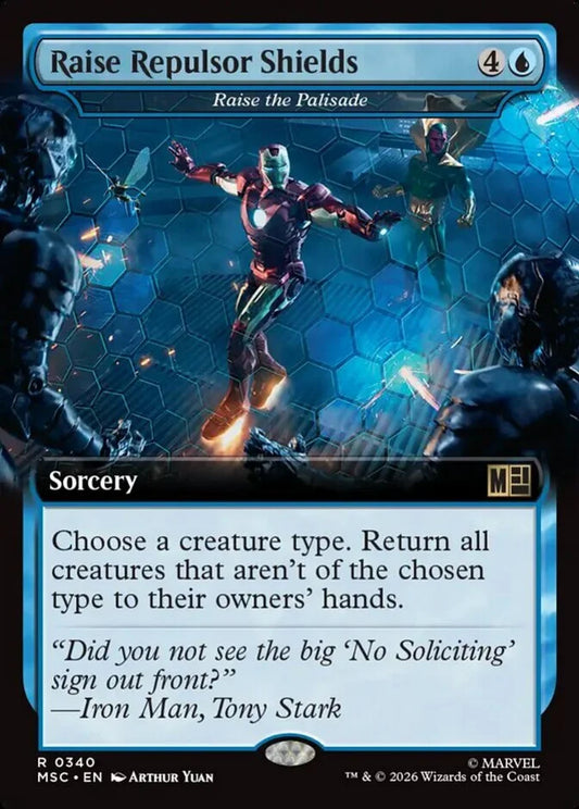MSC-340 Raise the Repulsor Shields (Extended Arts) | Rare (EN)