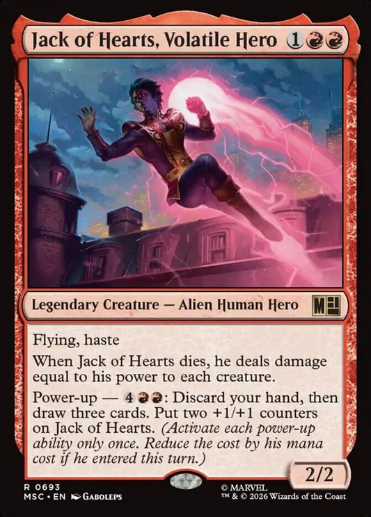 MSC-693 Jack of Hearts, Volatile Hero  | Rare (EN)