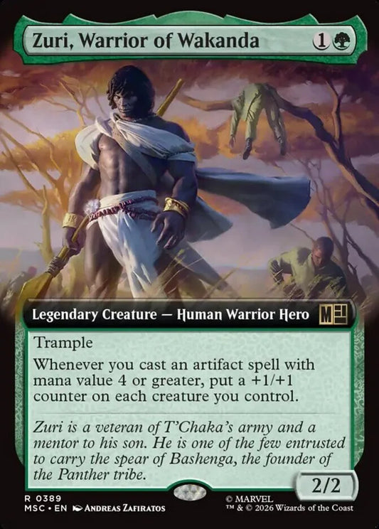 MSC-389 Zuri, Warrior of Wakanda (Extended Arts) | Rare (EN)