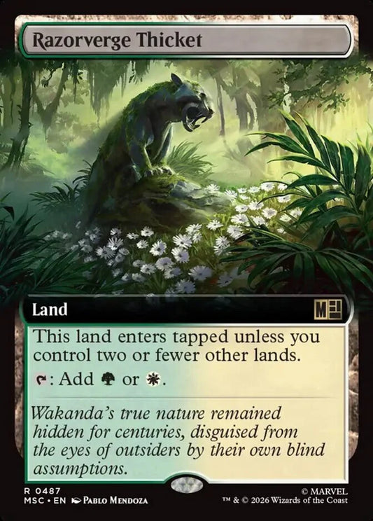MSC-487 Razorverge Thicket (Extended Arts) | Rare (EN)