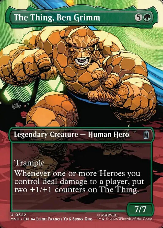 MSH-322 The Thing, Ben Grimm (Borderless) | Uncommon (EN)